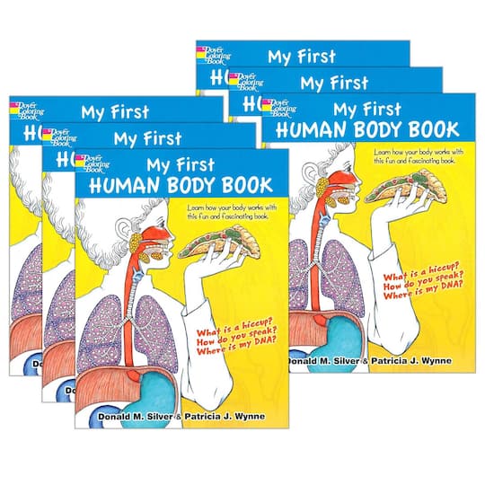 Dover Human Body Coloring Book, 6ct. By Dover Publications | 8.25" x 10.8" | Michaels®